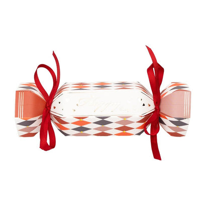 Cutie în formă de bomboană - roșu (set 50 buc)
