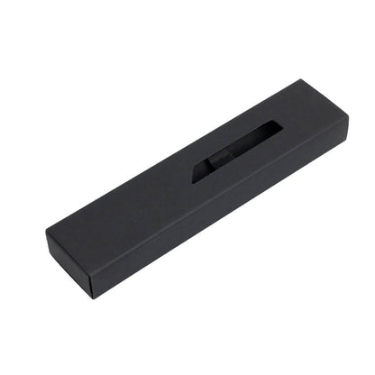 Cutie pentru instrumente de scris cu fereastră - negru (set 50 buc)