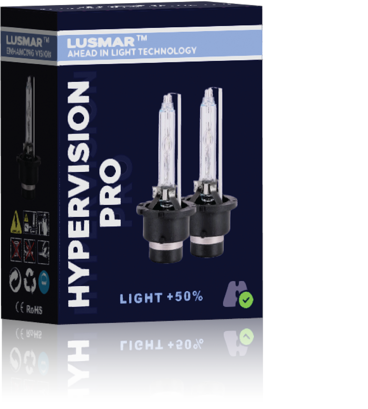 Kit XENON D2S LUSMAR™ 6000k 6400 lumeni 70W / set