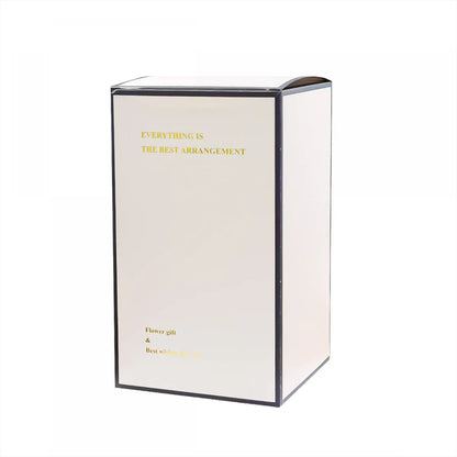 Aranjament floral in cupola de sticla, lumina Led, D4049, Viorele Mov