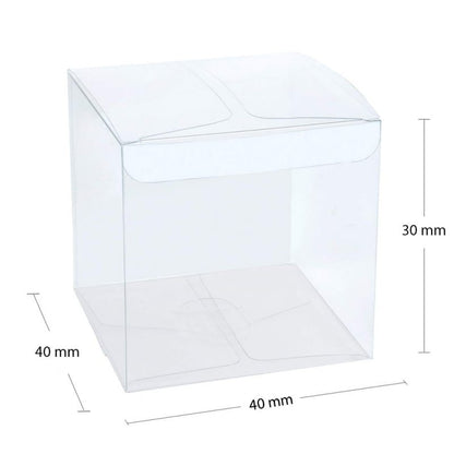 Cutii plastic - Transparente (set 50 buc)