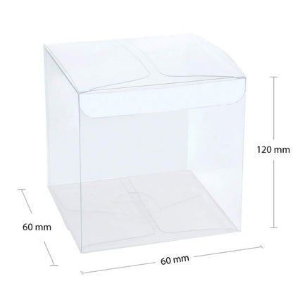 Cutii plastic - Transparente (set 50 buc)