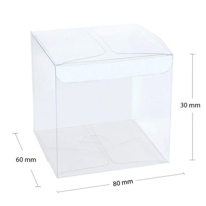 Cutii plastic - Transparente (set 50 buc)