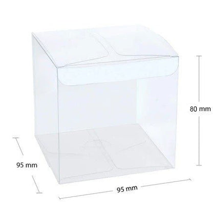 Cutii plastic - Transparente (set 50 buc)