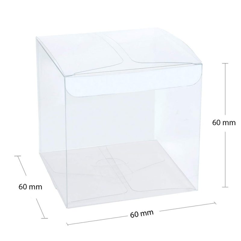 Cutii plastic - Transparente (set 50 buc)