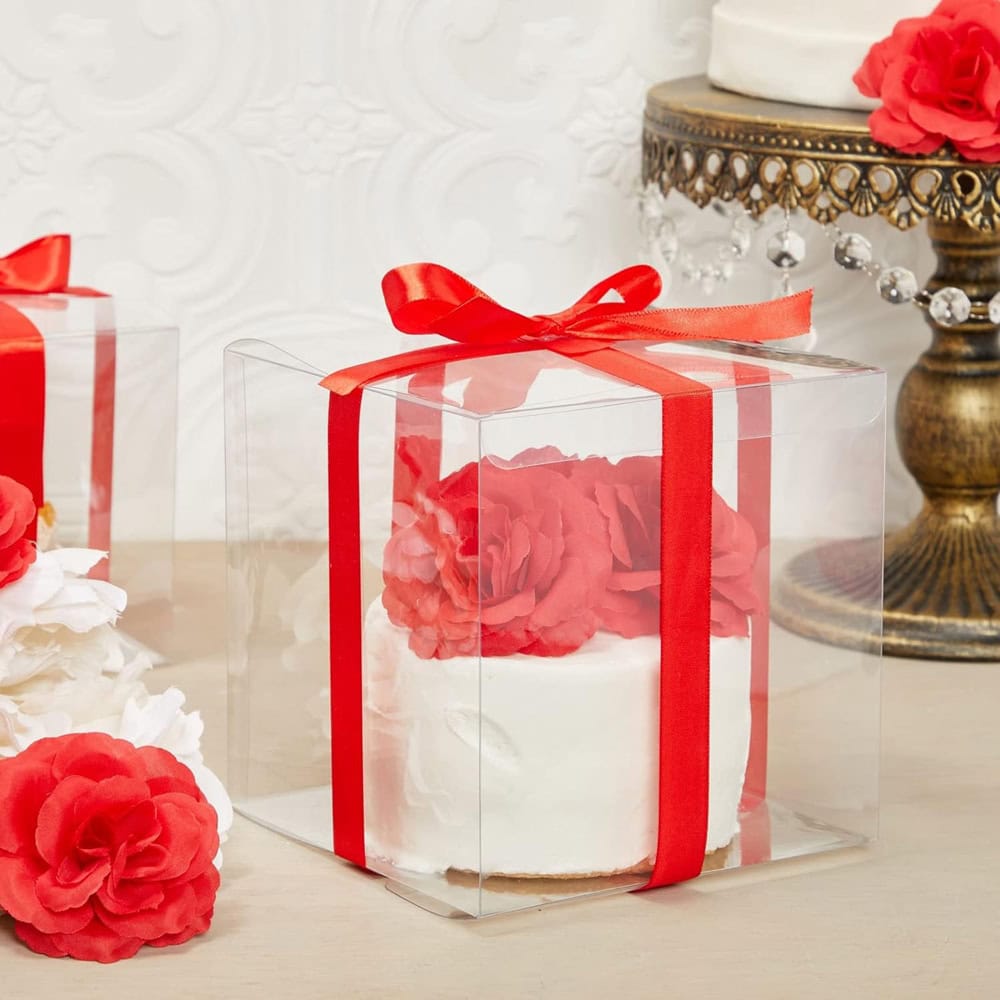 Cutii plastic - Transparente (set 50 buc)