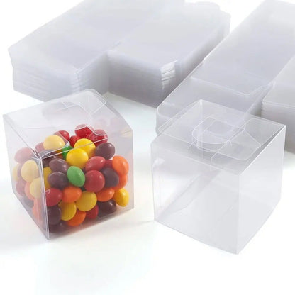 Cutii plastic - Transparente (set 50 buc)