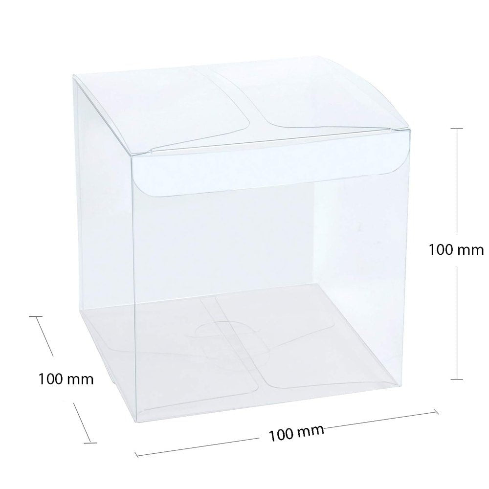 Cutii plastic - Transparente (set 50 buc)