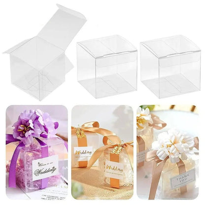 Cutii plastic - Transparente (set 50 buc)