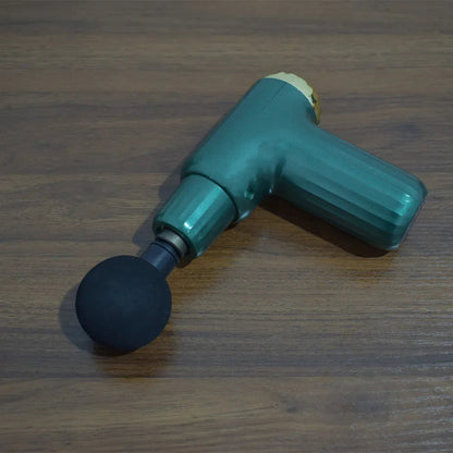 Aparat masaj, tip pistol, cu vibratii, Naimeed D5153, Verde