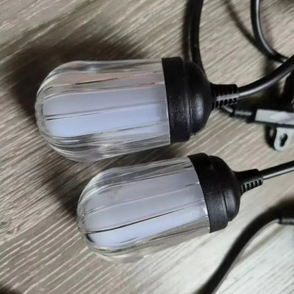 Ghirlanda luminoasa, solara, decorativa, interconectabila, Naimeed D6084, 5m, 10 Becuri LED, Lumina Multicolor
