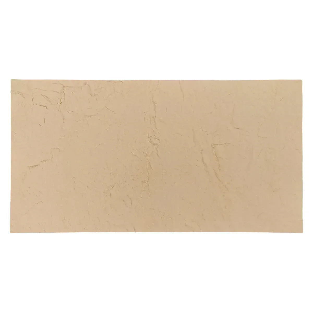 Set 10 panouri decorative din praf de piatra, Naimeed D7317, flexibile, ignifuge, strat protector ceramic, rezistente la razele UV, 120x60x0.2 cm, crem