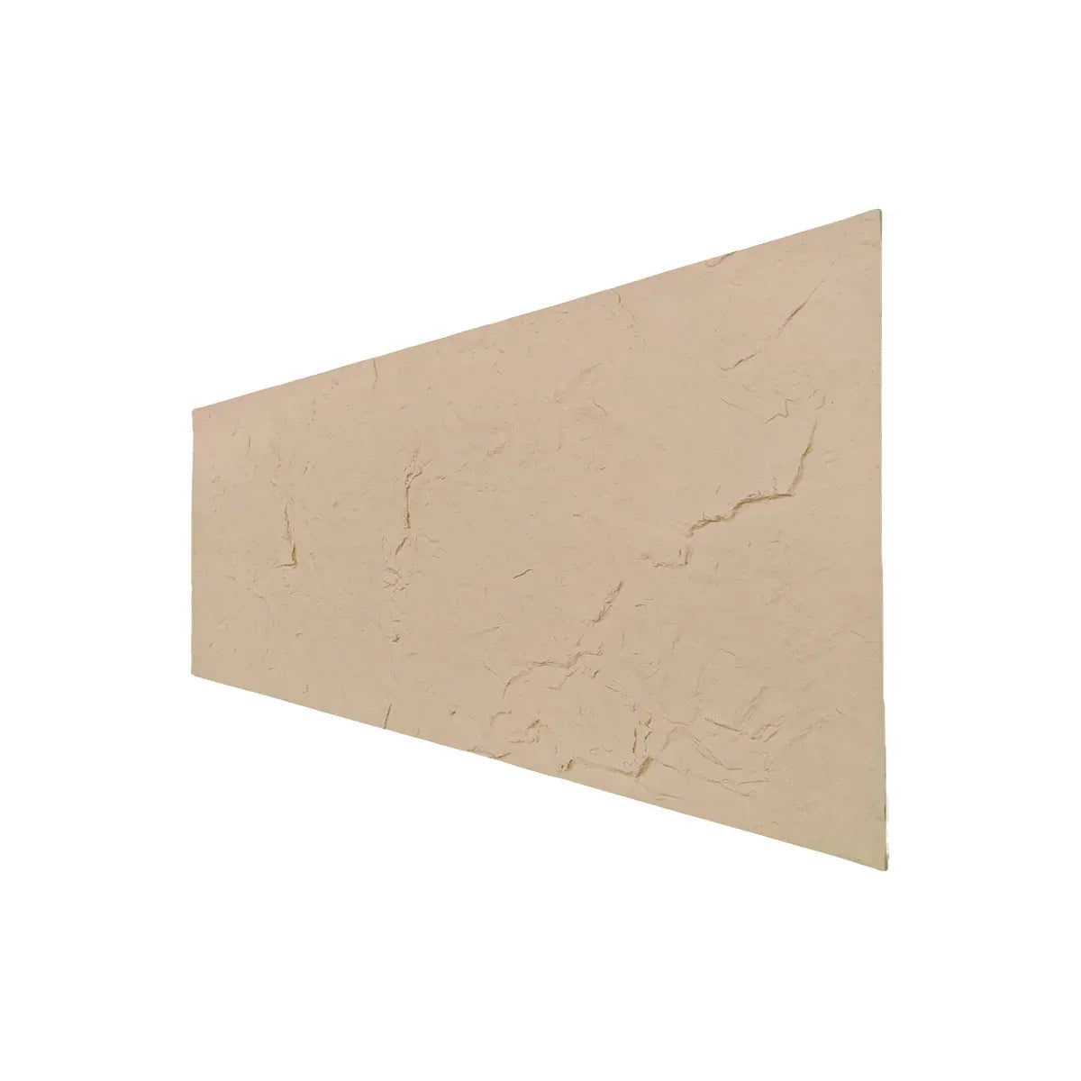 Panou decorativ din praf de piatra, Naimeed D7317, flexibil, ignifug, strat protector ceramic, rezistente la razele UV, 120x60x0.2 cm, crem