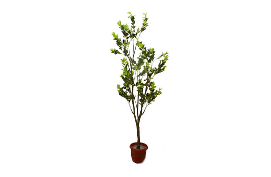 Copac artificial, Camelie fara ghiveci D3067, culoare roz, 190 cm