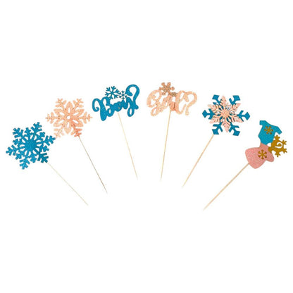 Decorațiune tort mix Fată sau Băiat (set 12 buc)