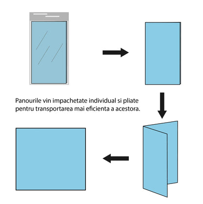 Set 10 x Tapet 3D Autoadeziv, design modern, rezistent la umezeala, usor de curatat, 70x70cm, Naimeed D4724, Negru