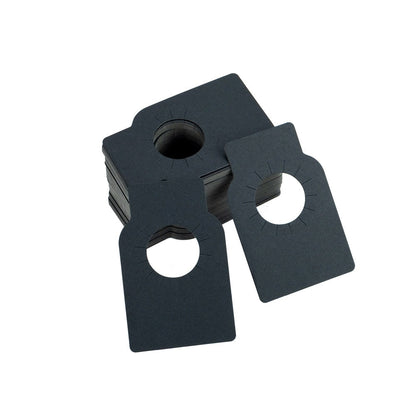 Etichete dreptunghiulare pentru sticle - negru (set 100 buc)