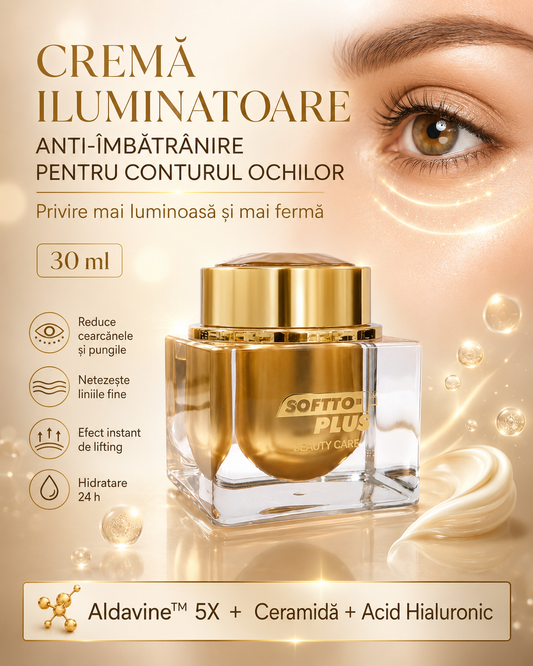 Cremă Iluminatoare Anti-îmbătrânire pentru Conturul Ochilors – 30 ml
