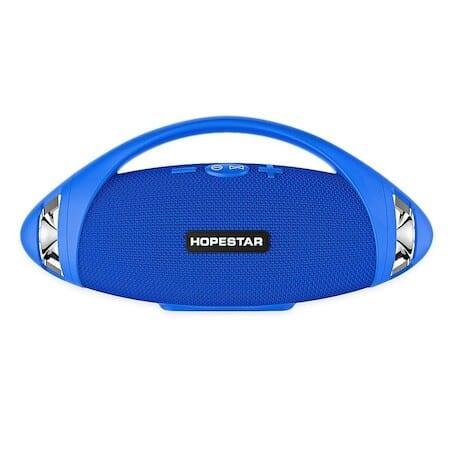 Boxa portabila HOPESTAR H37, Rugby style, albastru, 1200mAh, 6W, D1293