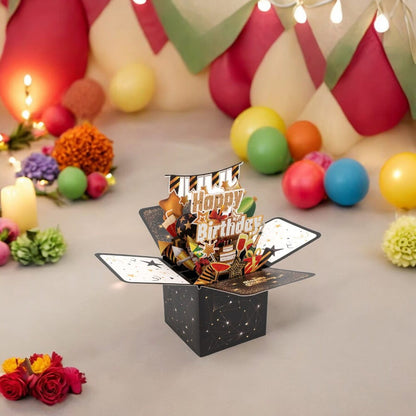 Felicitare explozivă 3D - model 2