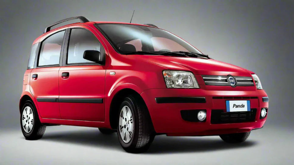 Covorase Auto TeamCar® Tip Tavita Compatibile Fiat Panda II (2003–2012) Negru