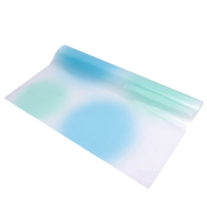Foi de ambalat decorative din plastic - turcoaz (set 20 buc) 58x58cm