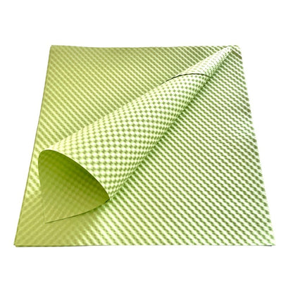 Foi de ambalat decorative gofrate model sfere - verde deschis (set 10 foi) 50x50cm