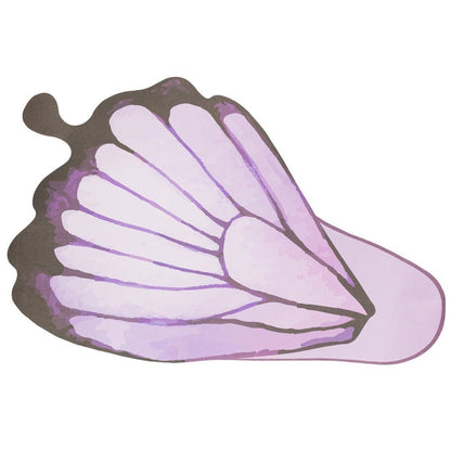 Foi de ambalat decorative model aripi de fluture - mov (set 10 buc)