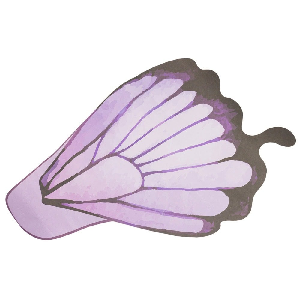 Foi de ambalat decorative model aripi de fluture - mov (set 10 buc)