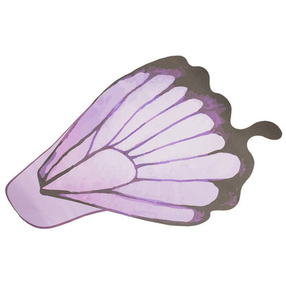 Foi de ambalat decorative model aripi de fluture - mov (set 10 buc)