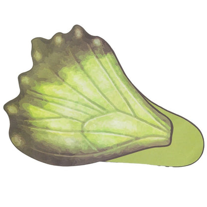 Foi de ambalat decorative model aripi de fluture - verde (set 10 buc)