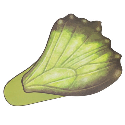 Foi de ambalat decorative model aripi de fluture - verde (set 10 buc)