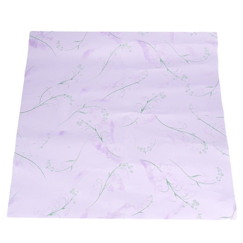 Foi de ambalat decorative model floral - mov (set 20 buc) 60x60cm