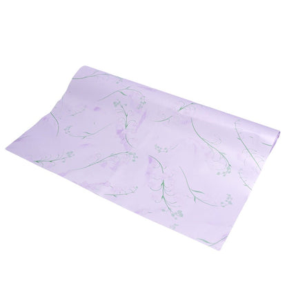 Foi de ambalat decorative model floral - mov (set 20 buc) 60x60cm