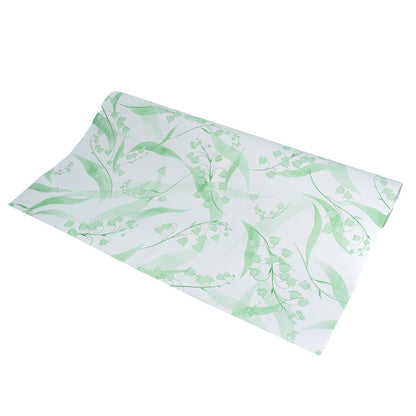Foi de ambalat decorative model floral - verde (set 20 buc) 60x60cm