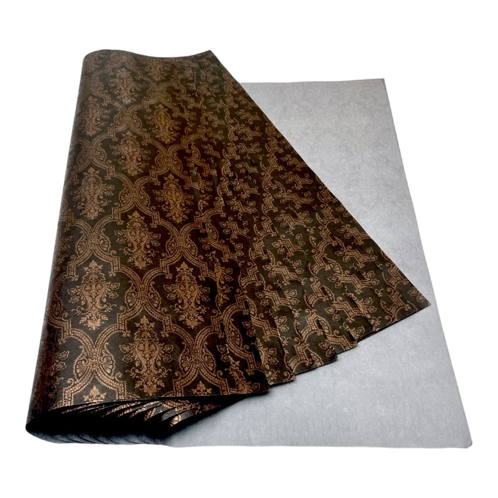 Foi de ambalat decorative print regal - negru (set 10 foi) 52x60cm