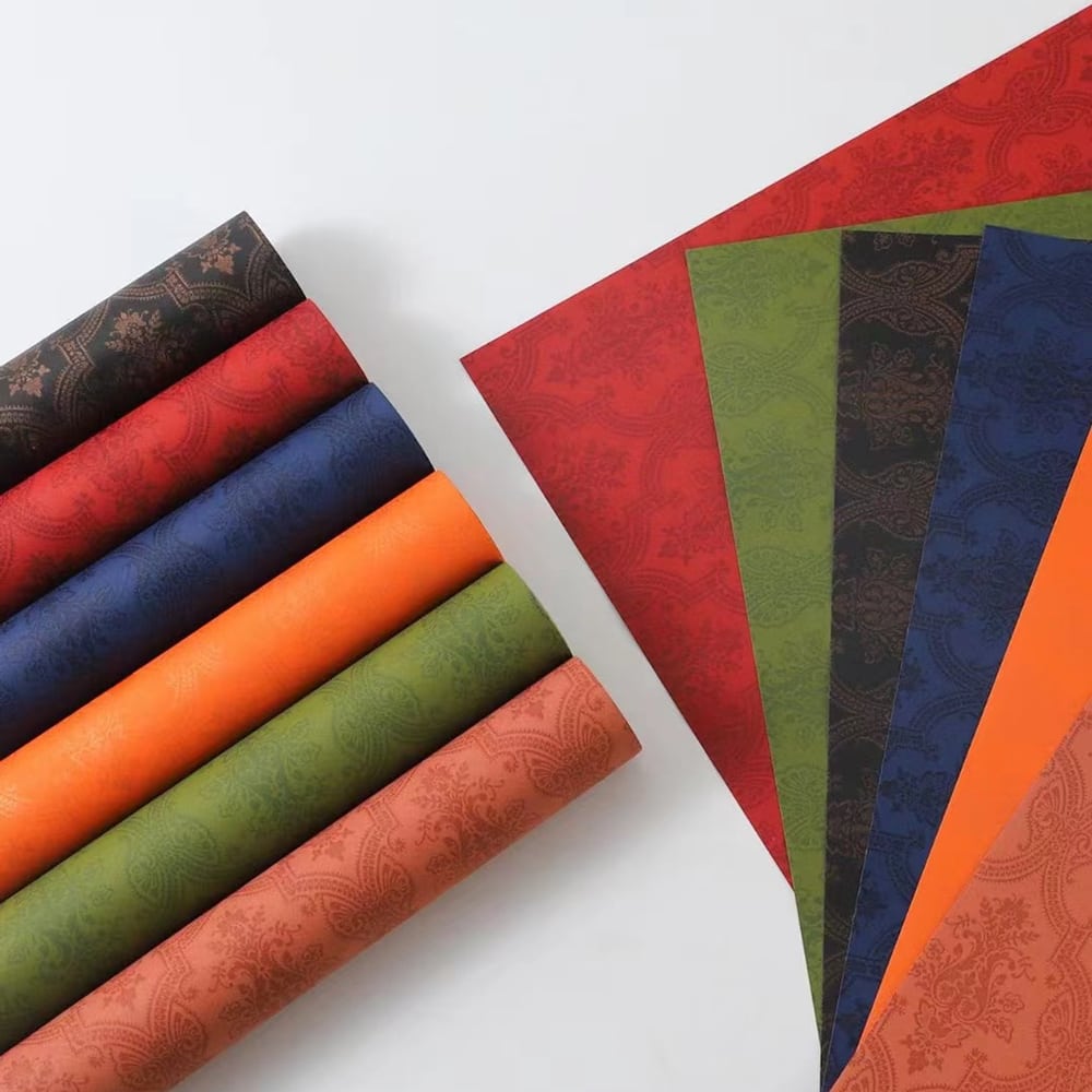 Foi de ambalat decorative print regal - verde (set 10 foi) 52x60cm