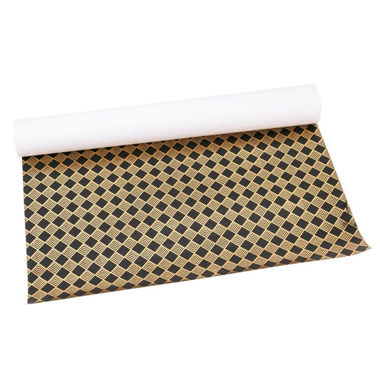 Foi hârtie premium de ambalat lucioase - model 1 pătrățele (set 50 buc)
