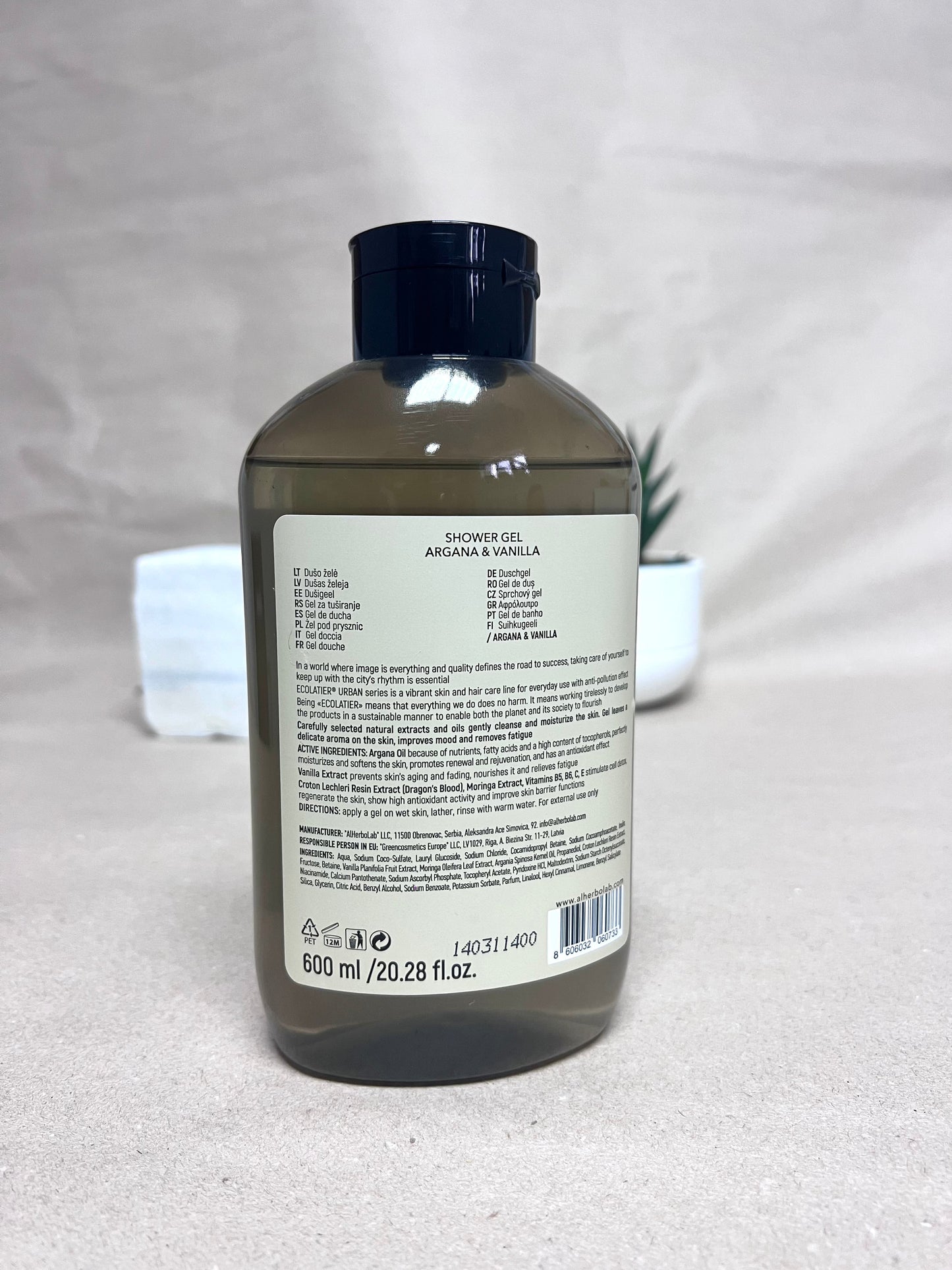 Gel De Duș Cu Argan Și Vanilie