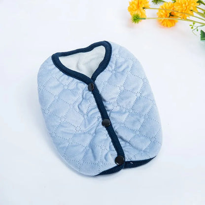 Haină pentru câini, cyan