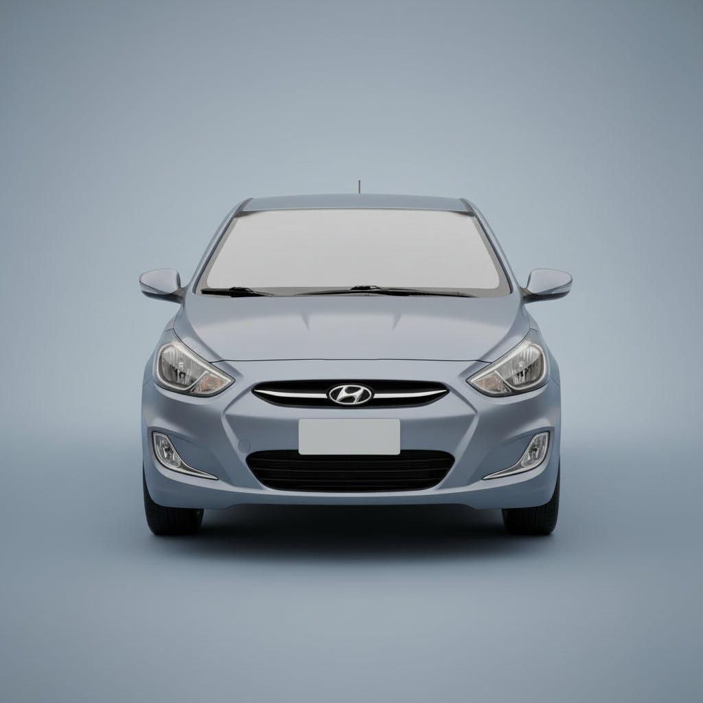 Covorase Auto Hyundai Accent IV (2015–2019)-Cauciuc Tip Tavita-Black