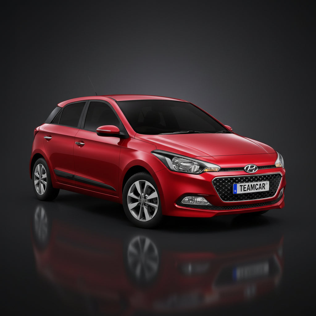 Covorase Auto Hyundai i20 Hatchback 2014-2018 - Tavita Cauciuc-Black