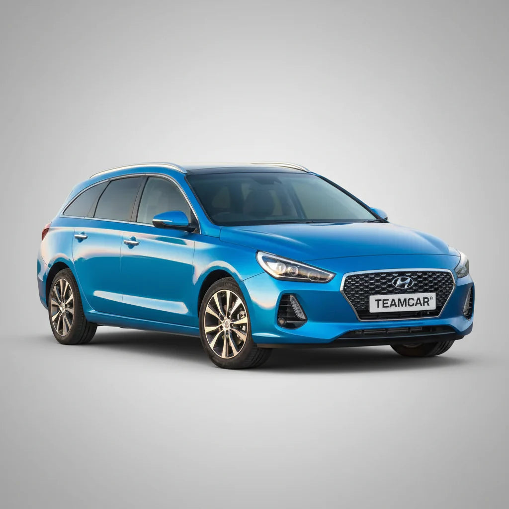 Covorase Hyundai i30 III Tourer 2017-2020 - Cauciuc Tip Tavita -Black