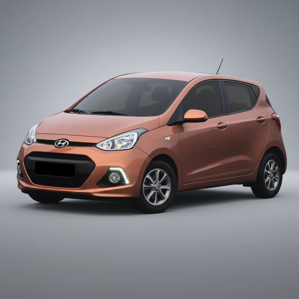 Covorase Auto Hyundai i10 2013-2016 - Tavita Cauciuc-Blue