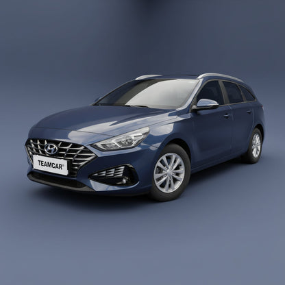 Covorase Hyundai i30 III Tourer 2020-2026 - Cauciuc Tip Tavita - Silver