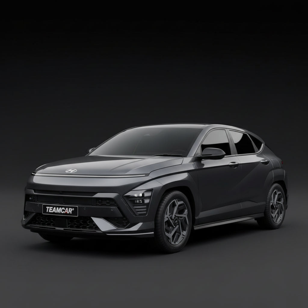 Covorase Auto Hyundai Kona 2023+ | Premium Cauciuc Tavita 3D Blue