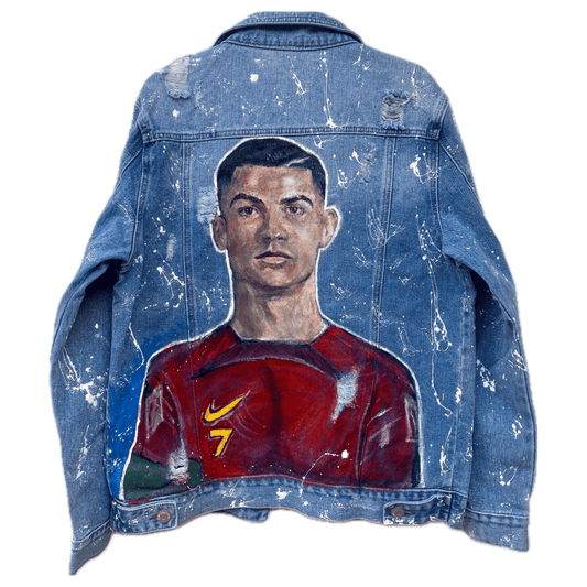 Jachetă Denim Cristiano - Handpainted Premium