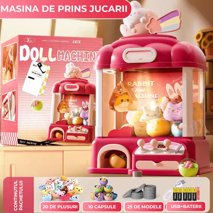 Masina de prins jucarii pentru acasa, Cronometru cu fise, Roz
