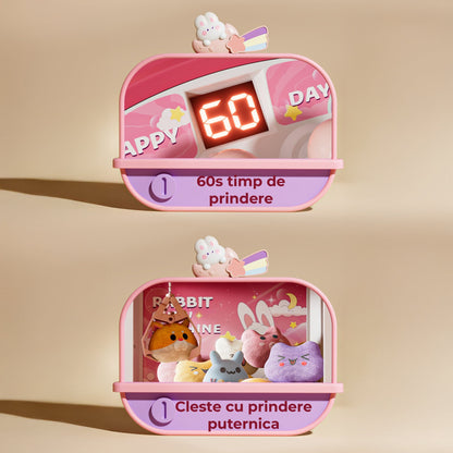 Masina de prins jucarii pentru acasa, Cronometru cu fise, Roz