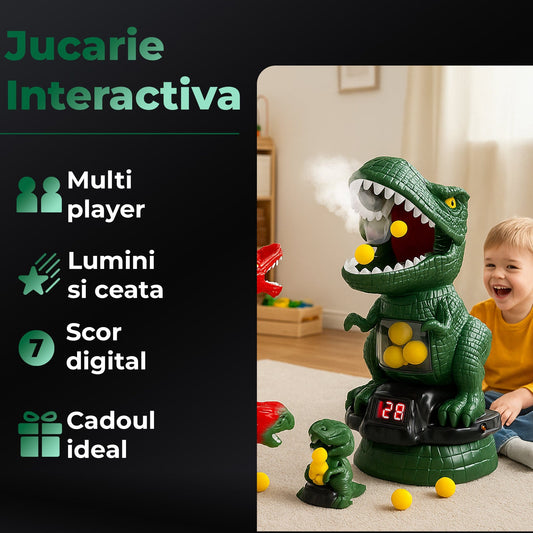 Jucarie interactiva tragere la tinta Dinozaur Timebox, 2 Pusti